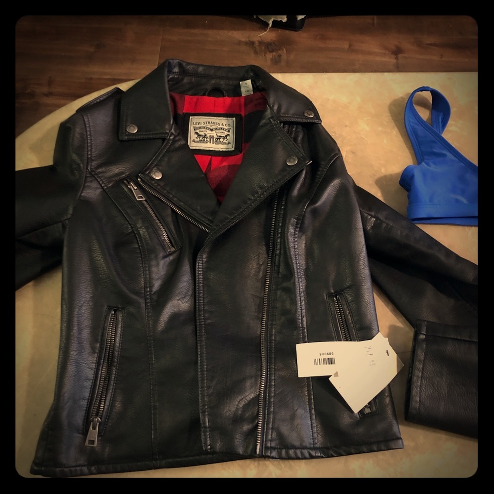 Brand new, never worn leather jacket